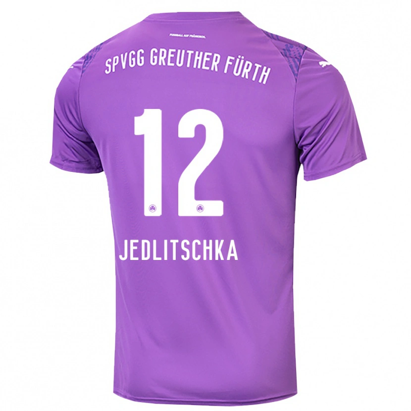 Danxen Men Moritz Jedlitschka #12 Purple White Goalkeeper Jersey 2025/26 T-Shirt