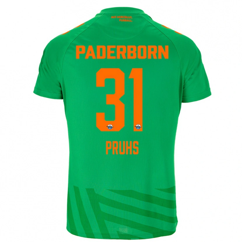 Danxen Men Florian Pruhs #31 Green Orange Goalkeeper Jersey 2025/26 T-Shirt