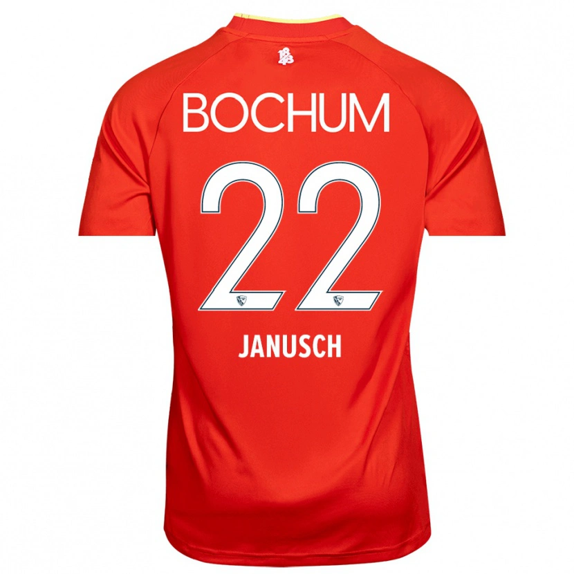 Danxen Men Thees Janusch #22 Red White Goalkeeper Jersey 2025/26 T-Shirt