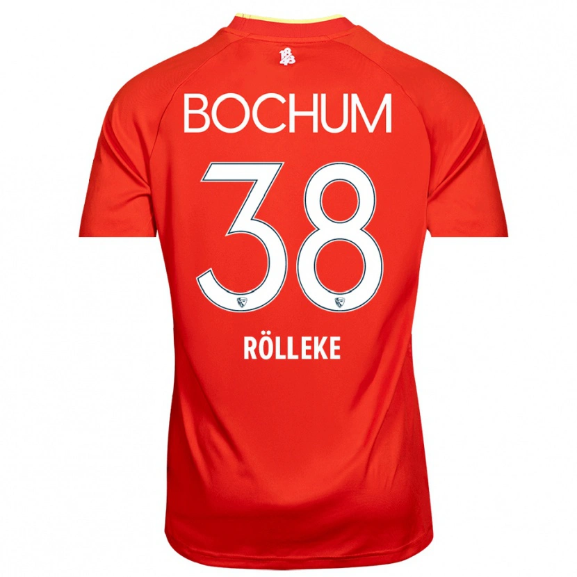 Danxen Men Hugo Rölleke #38 Red White Goalkeeper Jersey 2025/26 T-Shirt