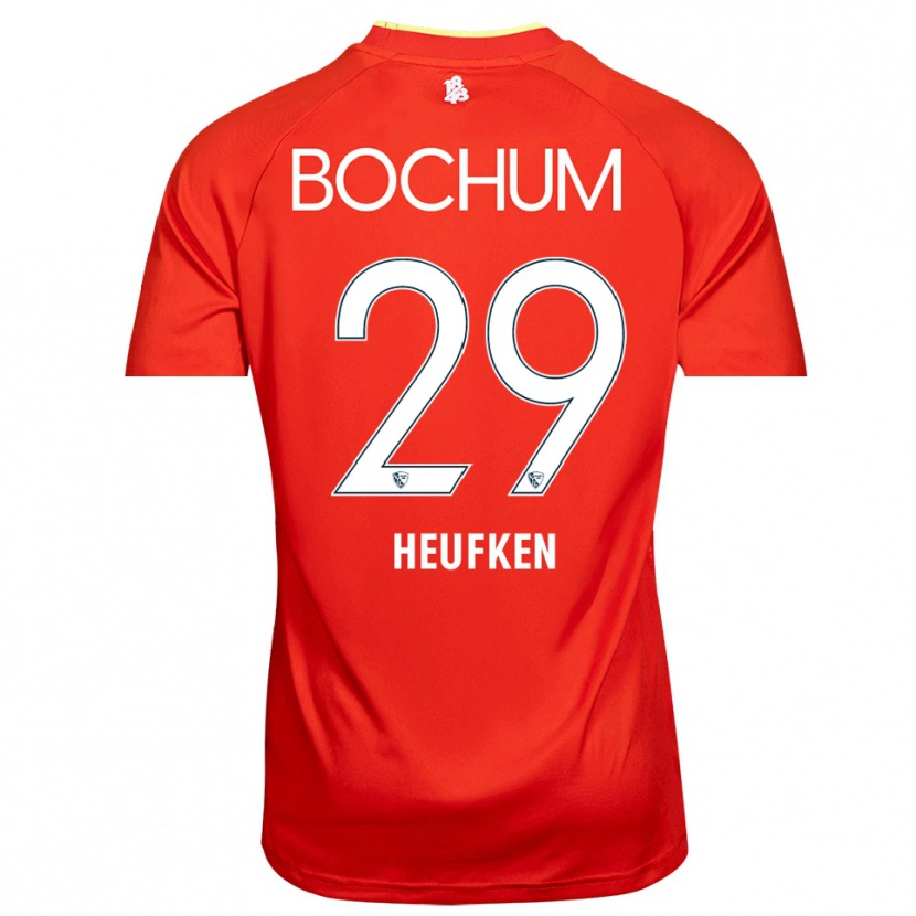 Danxen Men Jeremias Heufken #29 Red White Goalkeeper Jersey 2025/26 T-Shirt