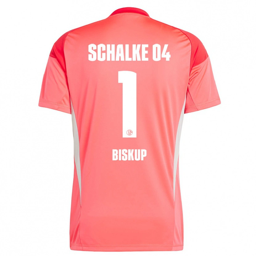 Danxen Men Marcell Biskup #1 Coral Red Goalkeeper Jersey 2025/26 T-Shirt