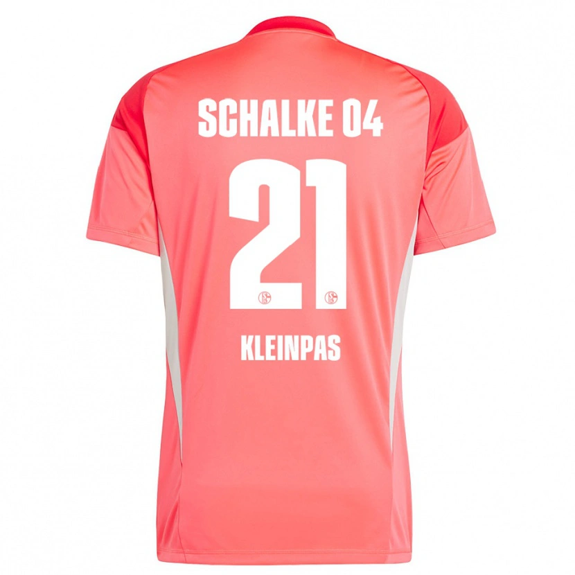 Danxen Men Sophie Kleinpas #21 Coral Red Goalkeeper Jersey 2025/26 T-Shirt