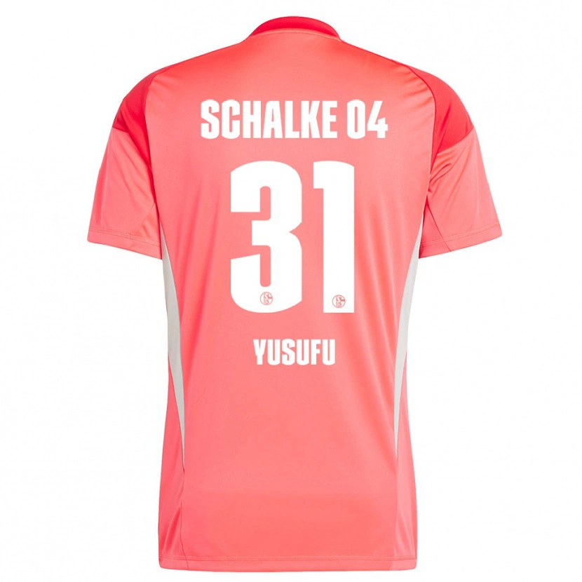 Danxen Men Faaris Yusufu #31 Coral Red Goalkeeper Jersey 2025/26 T-Shirt