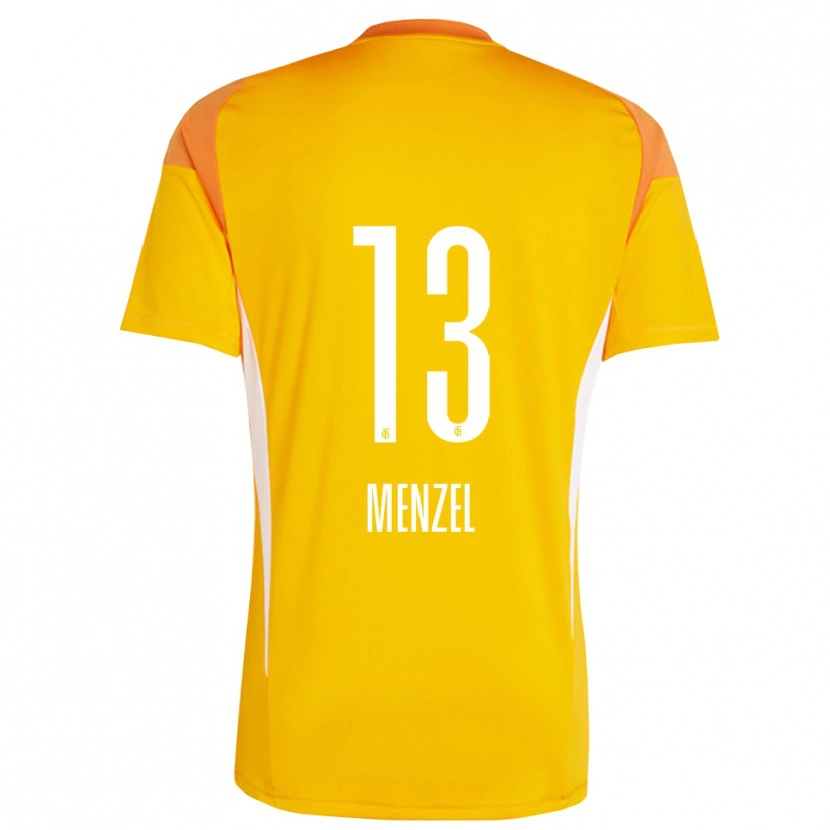Danxen Men Phillip Menzel #13 Yellow Orange Goalkeeper Jersey 2025/26 T-Shirt
