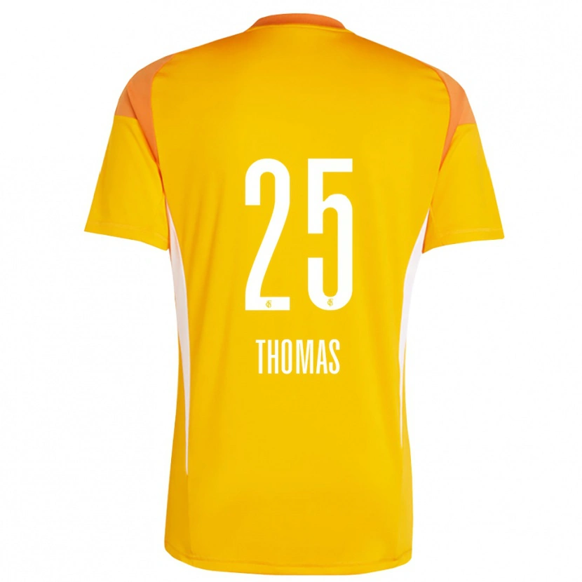 Danxen Men Jakob Thomas #25 Yellow Orange Goalkeeper Jersey 2025/26 T-Shirt