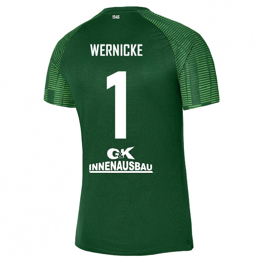 Danxen Men Samuli Wernicke #1 Deep Green Black Goalkeeper Jersey 2025/26 T-Shirt
