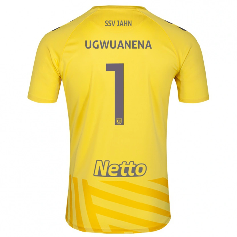 Danxen Men Marvellous Ugwuanena #1 Yellow Gray Goalkeeper Jersey 2025/26 T-Shirt