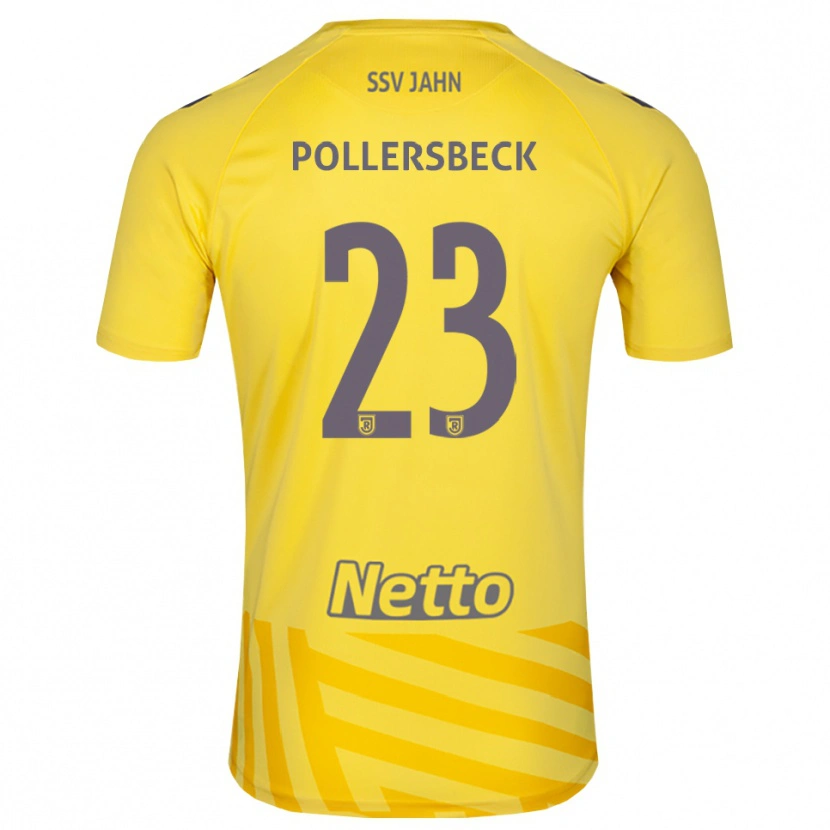 Danxen Men Julian Pollersbeck #23 Yellow Gray Goalkeeper Jersey 2025/26 T-Shirt