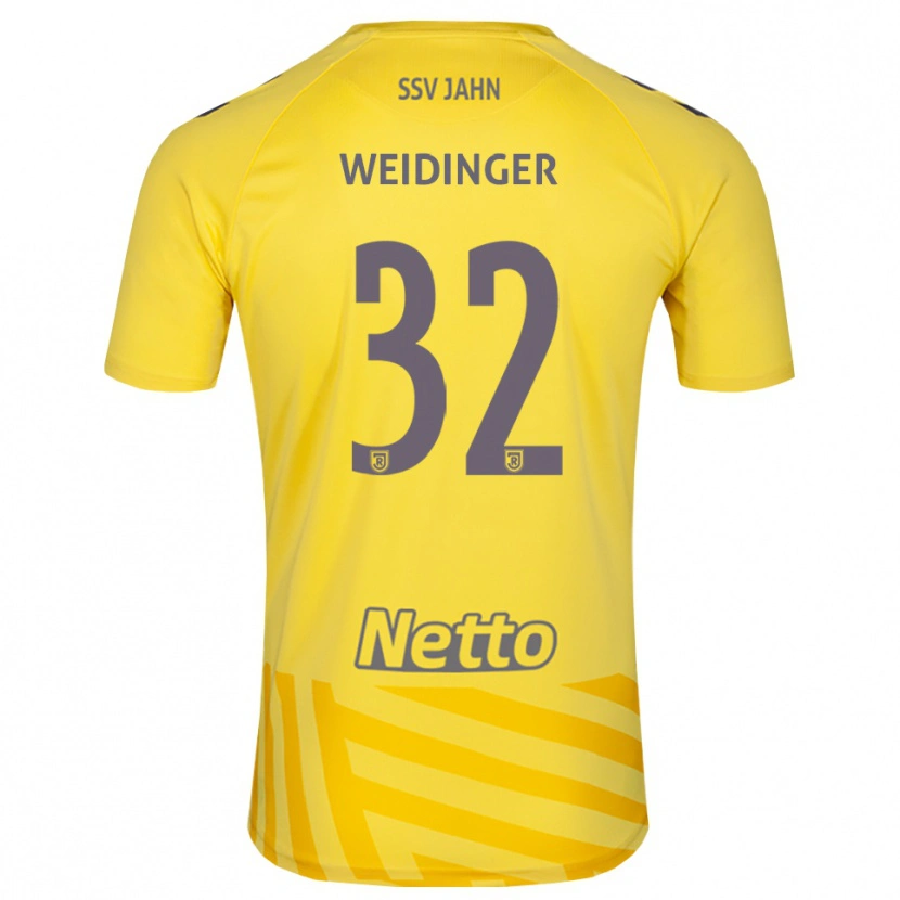 Danxen Men Alexander Weidinger #32 Yellow Gray Goalkeeper Jersey 2025/26 T-Shirt