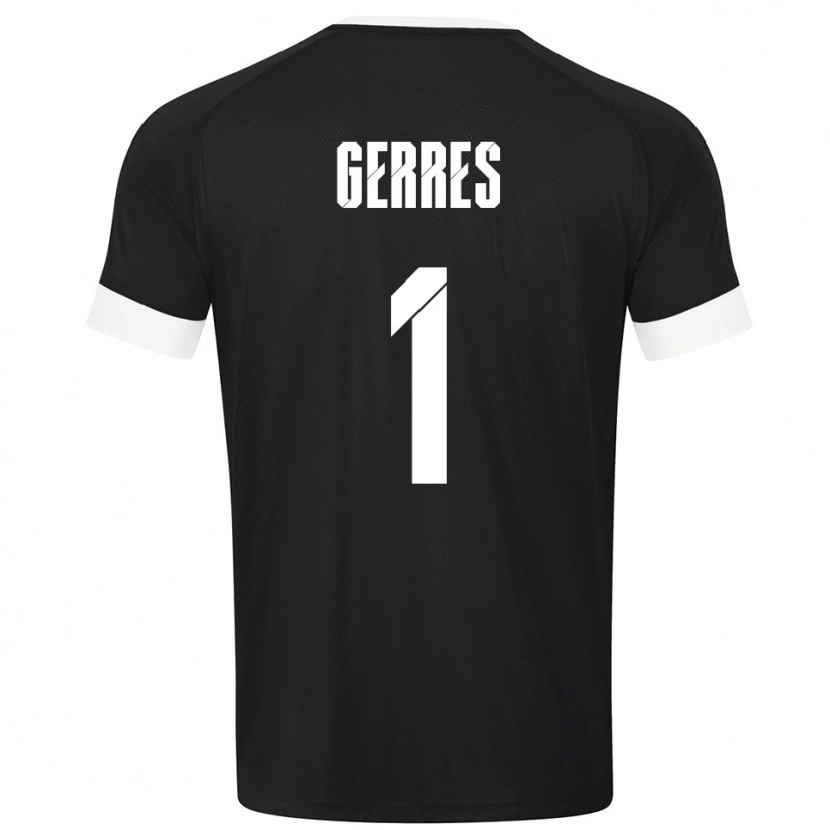 Danxen Men Romero Gerres #1 Black White Goalkeeper Jersey 2025/26 T-Shirt