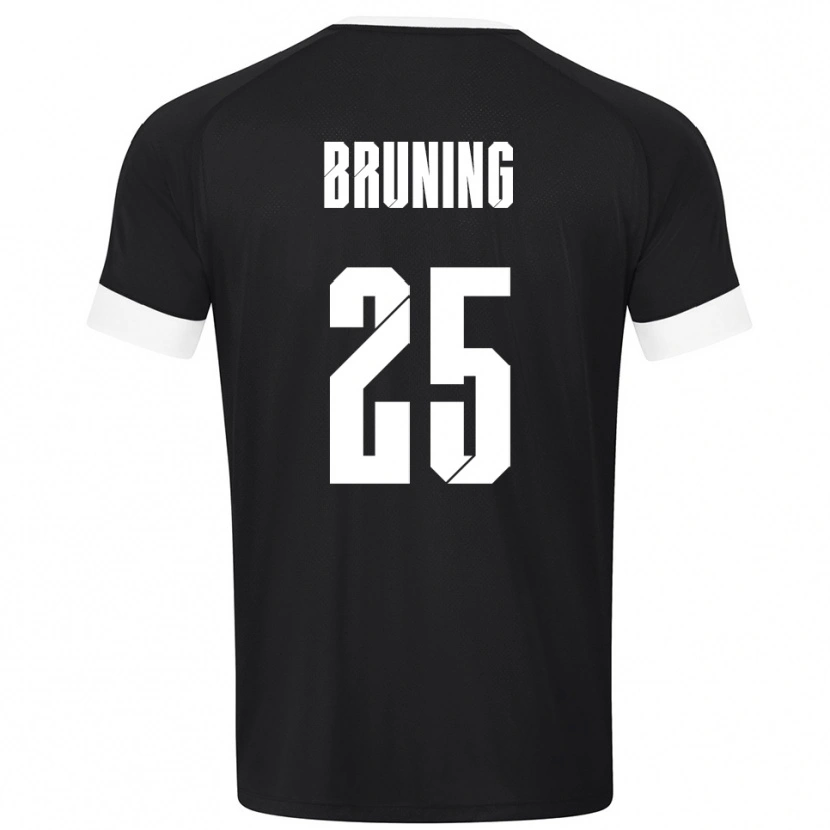Danxen Men Malte Brüning #25 Black White Goalkeeper Jersey 2025/26 T-Shirt