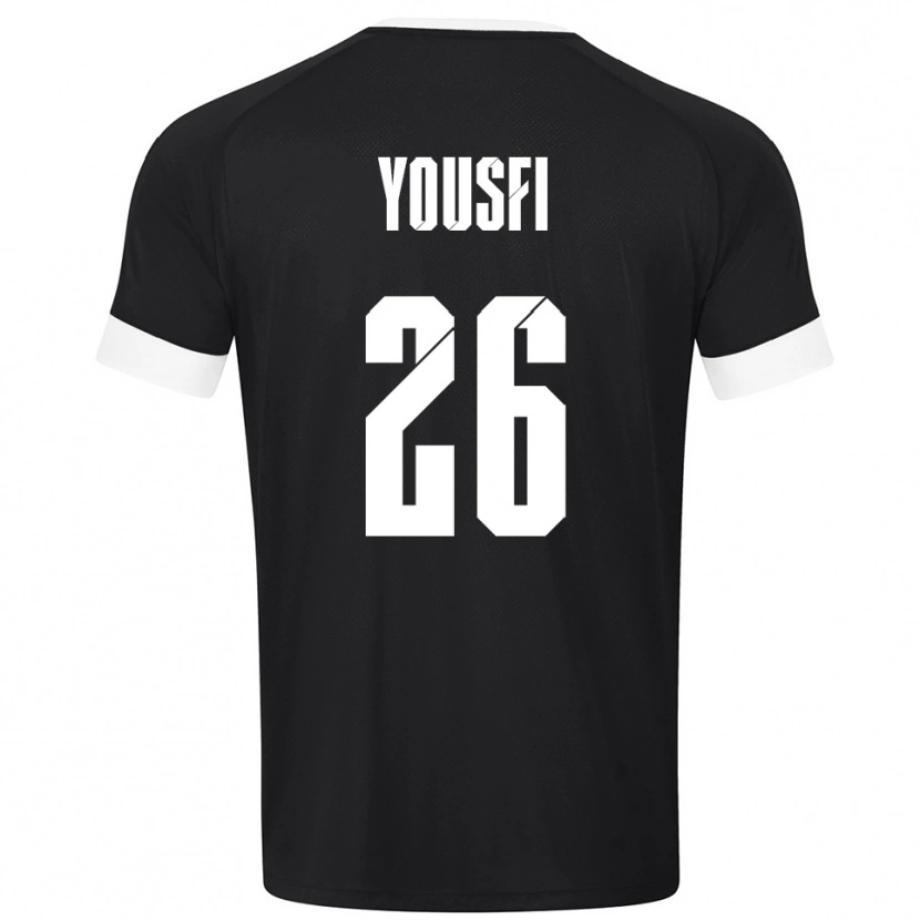 Danxen Men Elias Yousfi #26 Black White Goalkeeper Jersey 2025/26 T-Shirt