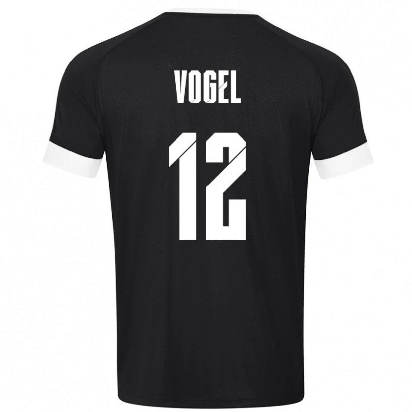 Danxen Men Colin Vogel #12 Black White Goalkeeper Jersey 2025/26 T-Shirt