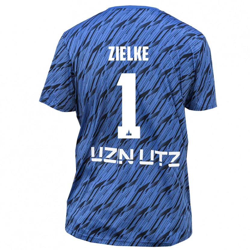 Danxen Men Paul Zielke #1 Royal Blue White Goalkeeper Jersey 2025/26 T-Shirt
