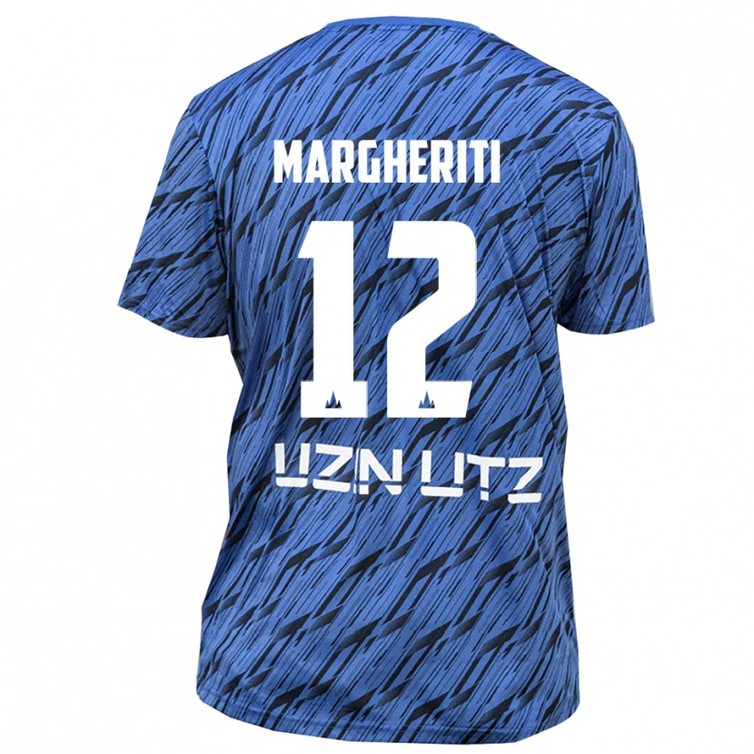 Danxen Men Danilo Margheriti #12 Royal Blue White Goalkeeper Jersey 2025/26 T-Shirt