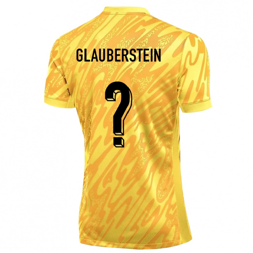 Danxen Men Jonas Glauberstein #0 Yellow Orange Goalkeeper Jersey 2025/26 T-Shirt