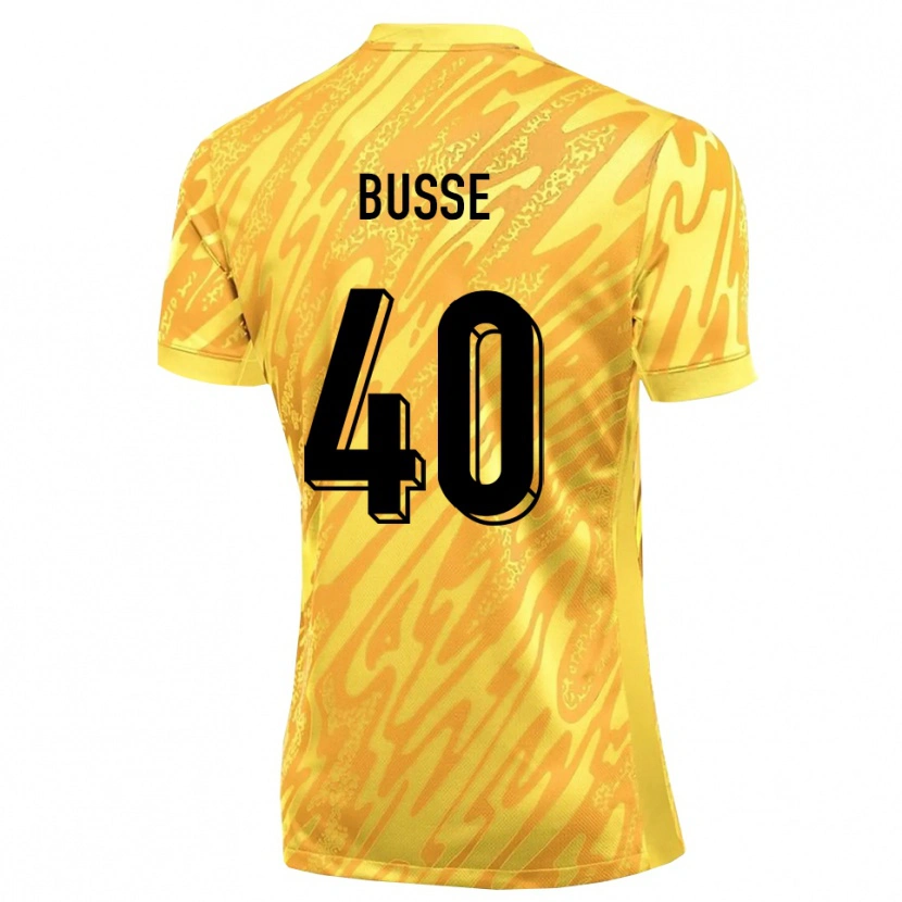Danxen Men Jonah Busse #40 Yellow Orange Goalkeeper Jersey 2025/26 T-Shirt
