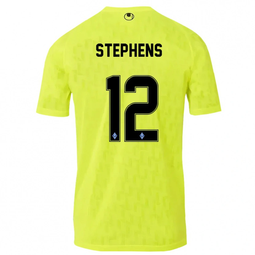 Danxen Men Kaden Stephens #12 Yellow Black Goalkeeper Jersey 2025/26 T-Shirt