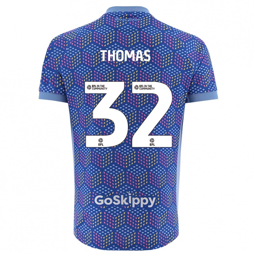 Danxen Men Lewis Thomas #32 Blue Black Goalkeeper Jersey 2025/26 T-Shirt