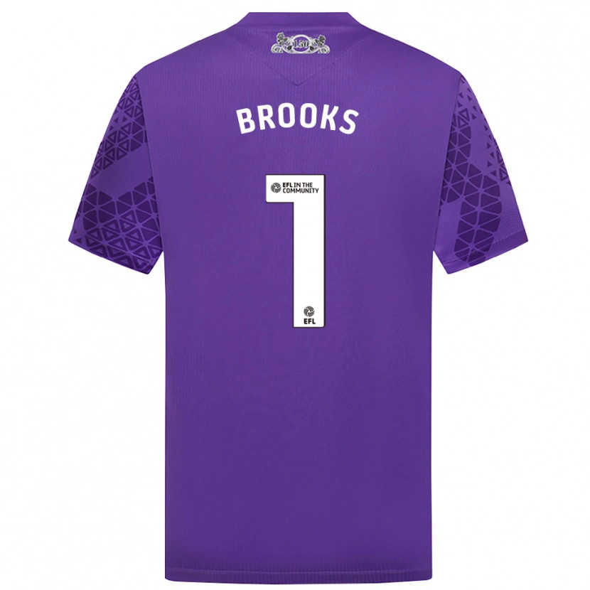 Danxen Men Alexandra Brooks #1 Purple White Goalkeeper Jersey 2025/26 T-Shirt