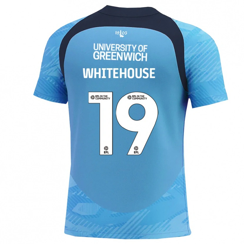 Danxen Men Sophie Whitehouse #19 Blue White Goalkeeper Jersey 2025/26 T-Shirt