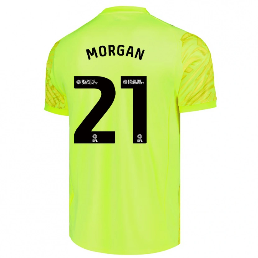 Danxen Men Sarah Morgan #21 Fluorescent Green Goalkeeper Jersey 2025/26 T-Shirt