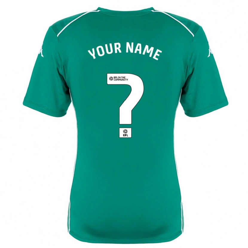 Danxen Men Hull City AFC Green White Goalkeeper Jersey 2025/26 T-Shirt