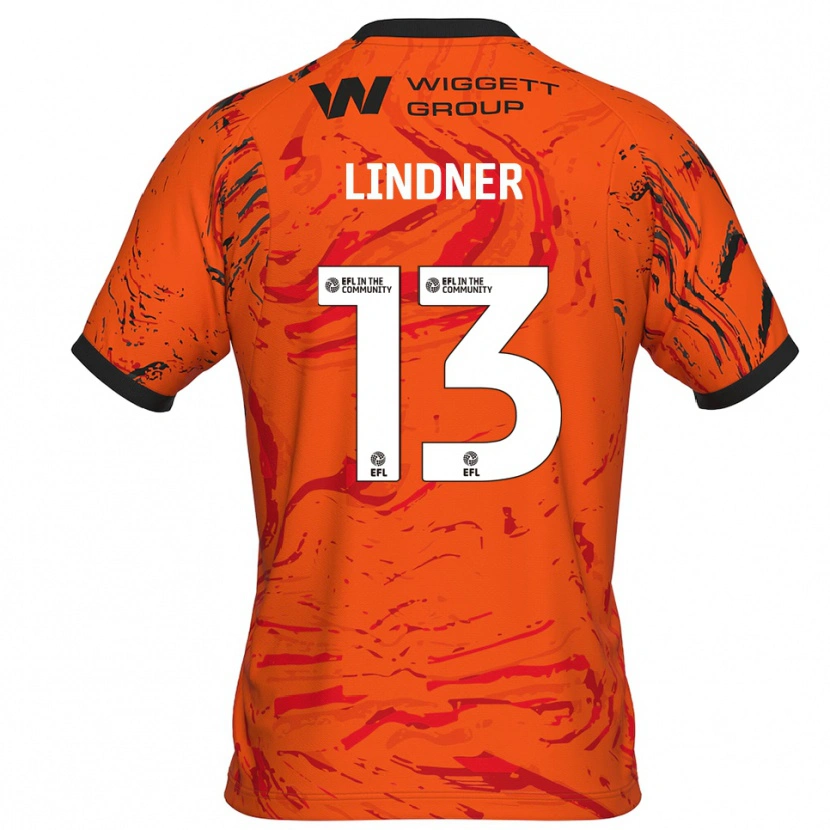 Danxen Men Caspar Lindner #13 Orange Black Goalkeeper Jersey 2025/26 T-Shirt
