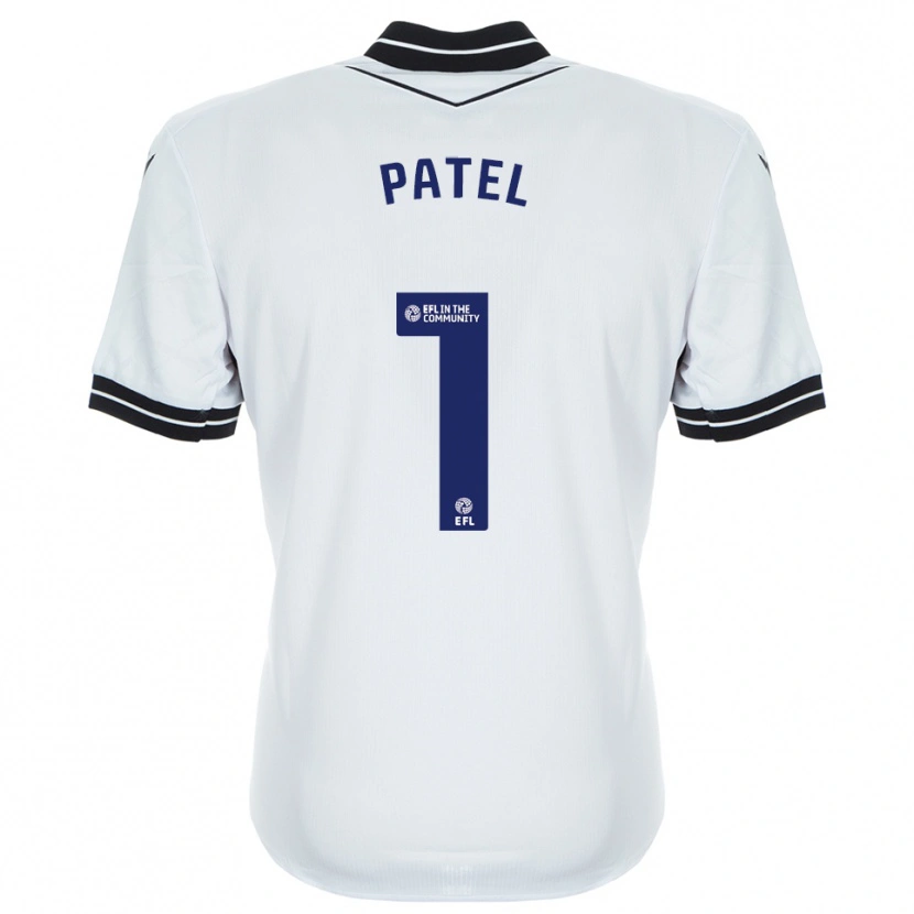 Danxen Men Ajae Patel #1 White Royal Blue Goalkeeper Jersey 2025/26 T-Shirt