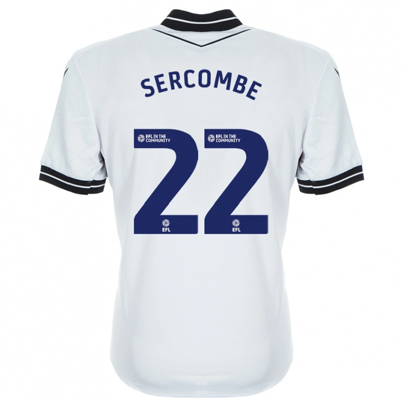 Danxen Men Paris Sercombe #22 White Royal Blue Goalkeeper Jersey 2025/26 T-Shirt