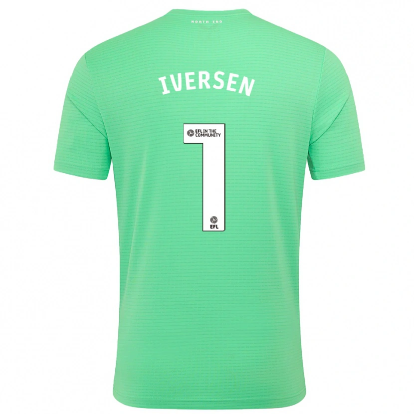 Danxen Men Daniel Iversen #1 Pastel Turquoies Goalkeeper Jersey 2025/26 T-Shirt