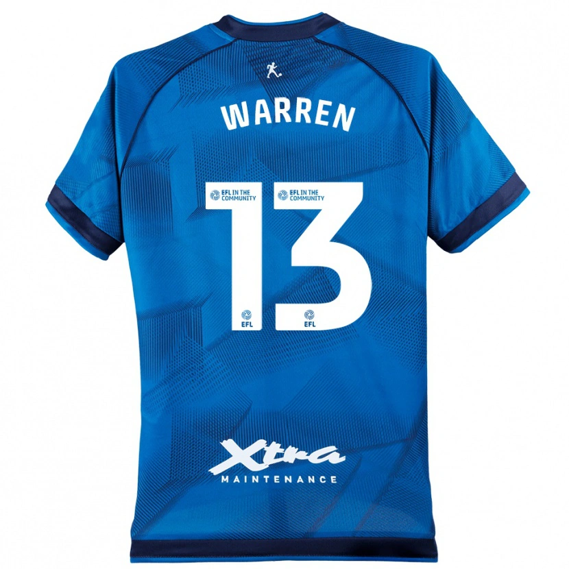 Danxen Men Charlie Warren #13 Blue White Goalkeeper Jersey 2025/26 T-Shirt