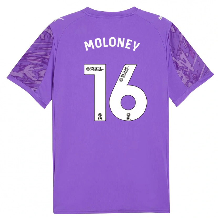 Danxen Men George Moloney #16 Purple White Goalkeeper Jersey 2025/26 T-Shirt