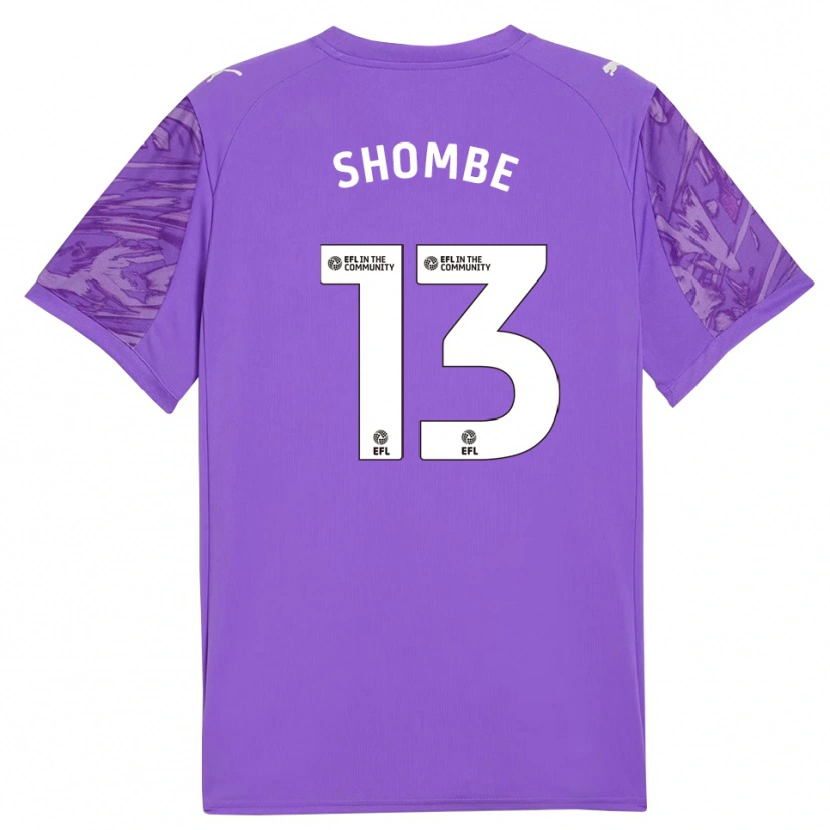 Danxen Men Khiani Shombe #13 Purple White Goalkeeper Jersey 2025/26 T-Shirt