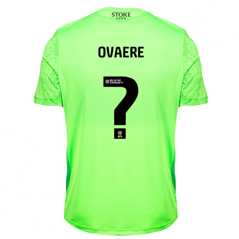 Danxen Men Hayden Ovaere #0 Green  Black Goalkeeper Jersey 2025/26 T-Shirt