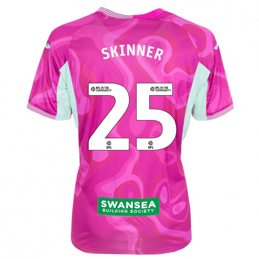 Danxen Men Claire Skinner #25 Magenta White Goalkeeper Jersey 2025/26 T-Shirt