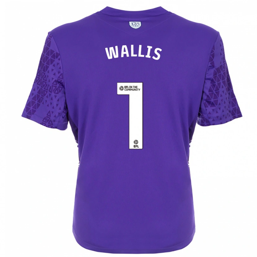 Danxen Men Joe Wallis #1 Purple White Goalkeeper Jersey 2025/26 T-Shirt