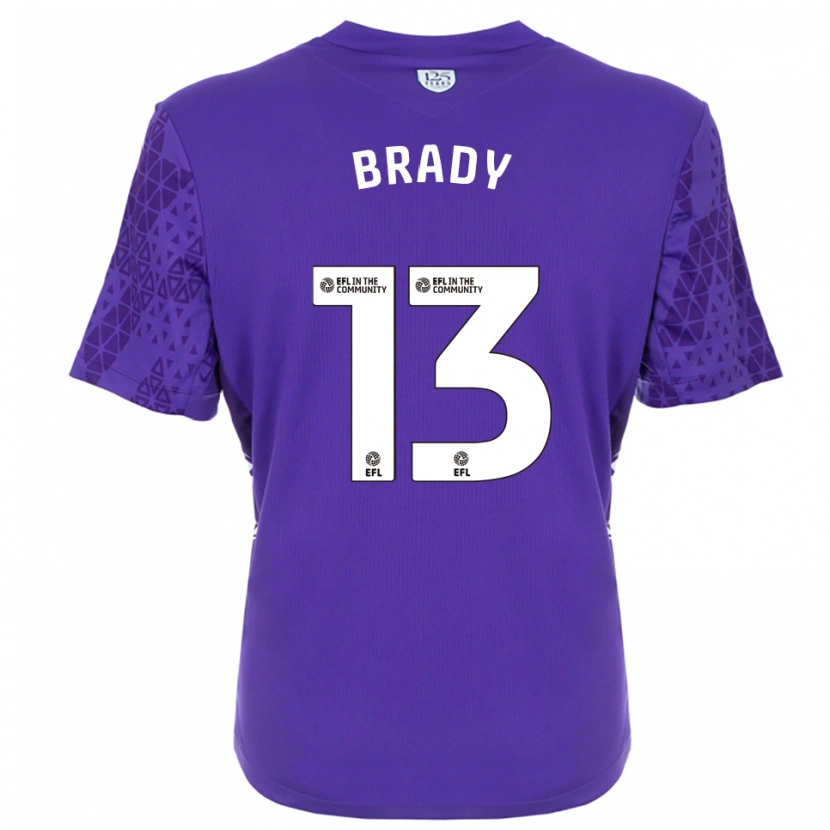 Danxen Men Louis Brady #13 Purple White Goalkeeper Jersey 2025/26 T-Shirt