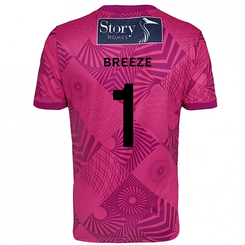 Danxen Men Gabriel Breeze #1 Purple Magenta Goalkeeper Jersey 2025/26 T-Shirt