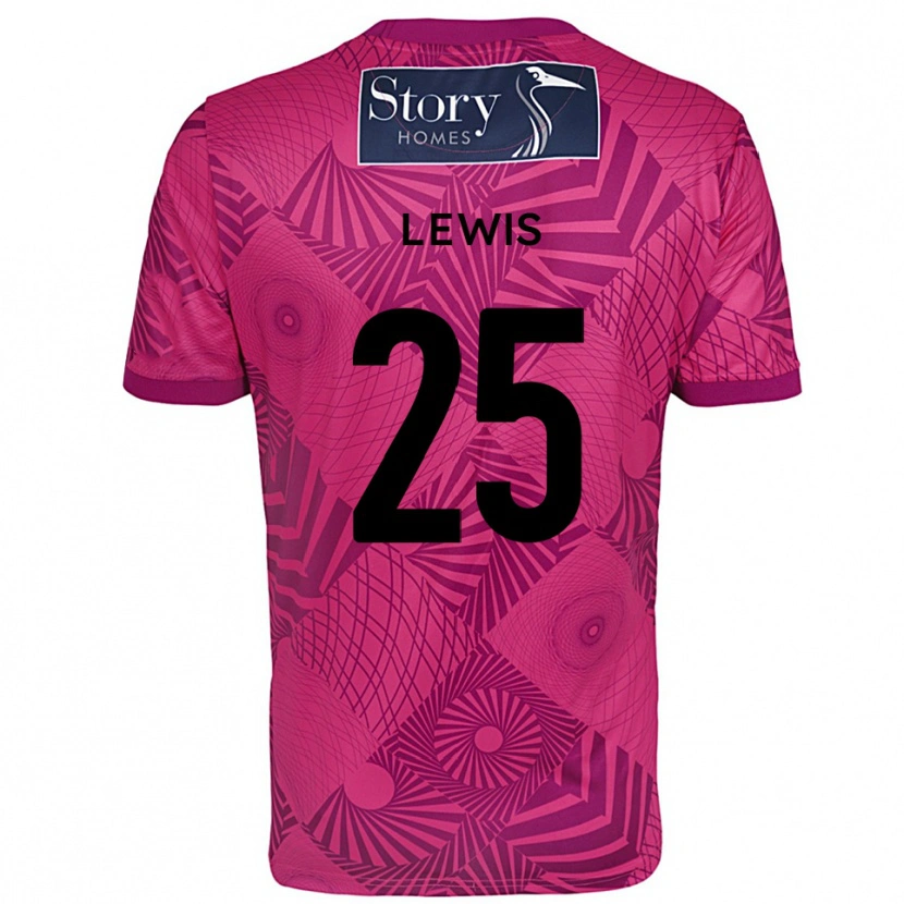 Danxen Men Harry Lewis #25 Purple Magenta Goalkeeper Jersey 2025/26 T-Shirt