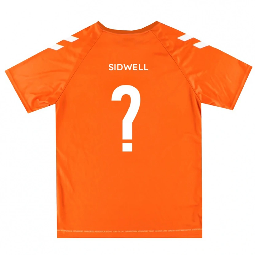 Danxen Men Rebecca Sidwell #0 Orange White Goalkeeper Jersey 2025/26 T-Shirt