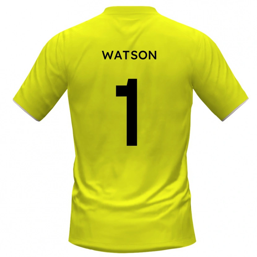 Danxen Men Rory Watson #1 Yellow Black Goalkeeper Jersey 2025/26 T-Shirt