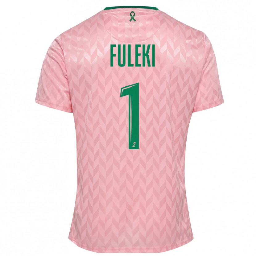 Danxen Men Rafael Fuleki #1 Pink Green Goalkeeper Jersey 2025/26 T-Shirt