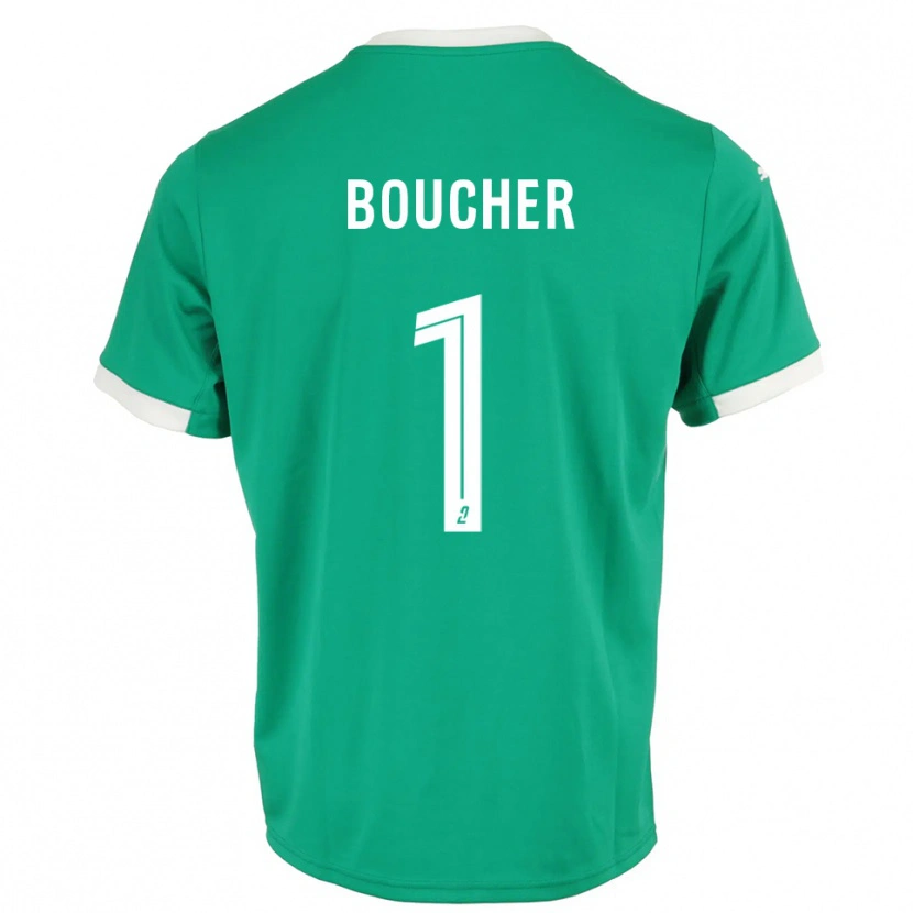 Danxen Men Zacharie Boucher #1 Green White Goalkeeper Jersey 2025/26 T-Shirt