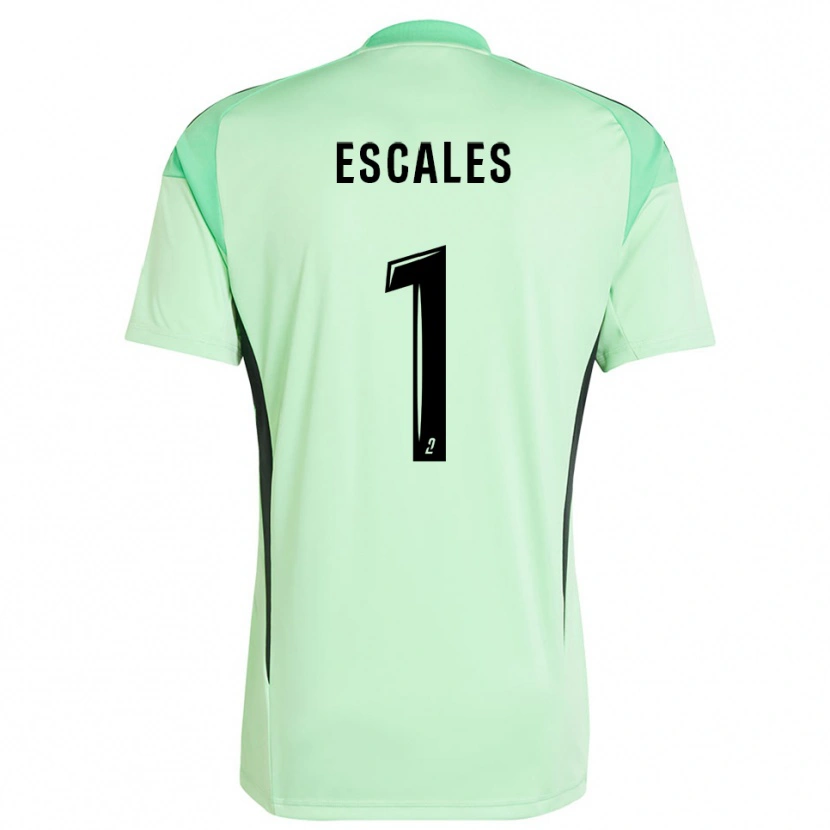 Danxen Men Florian Escales #1 Light Green Black Goalkeeper Jersey 2025/26 T-Shirt