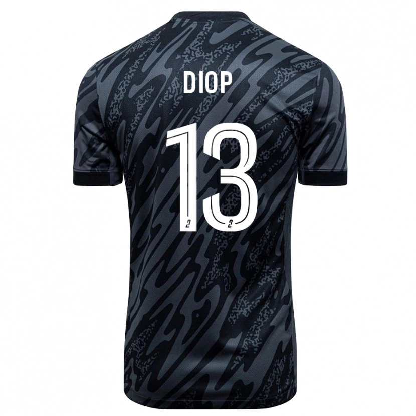 Danxen Men Mamadou Diop #13 Gray Black Goalkeeper Jersey 2025/26 T-Shirt