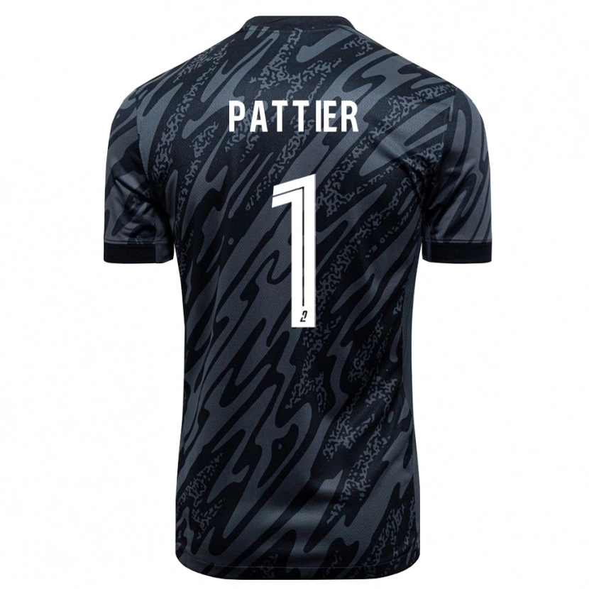 Danxen Men Maxime Pattier #1 Gray Black Goalkeeper Jersey 2025/26 T-Shirt