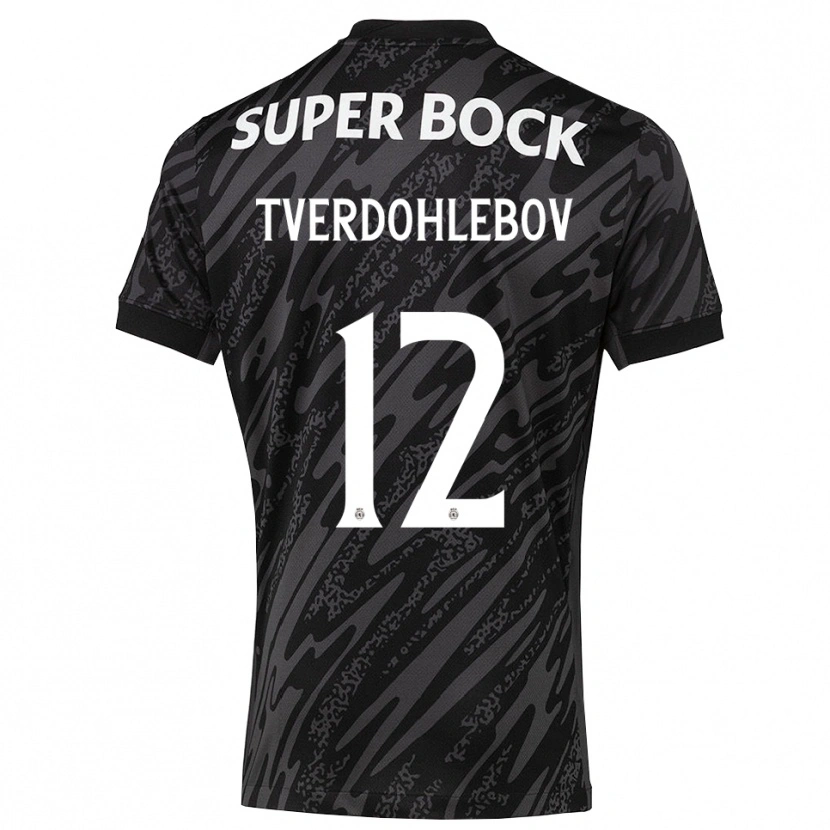 Danxen Men Alex Tverdohlebov #12 Gray Black White Goalkeeper Jersey 2025/26 T-Shirt