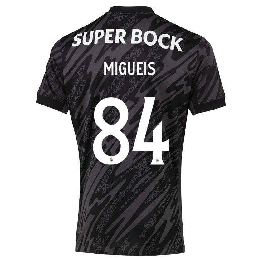 Danxen Men Pedro Miguéis #84 Gray Black White Goalkeeper Jersey 2025/26 T-Shirt